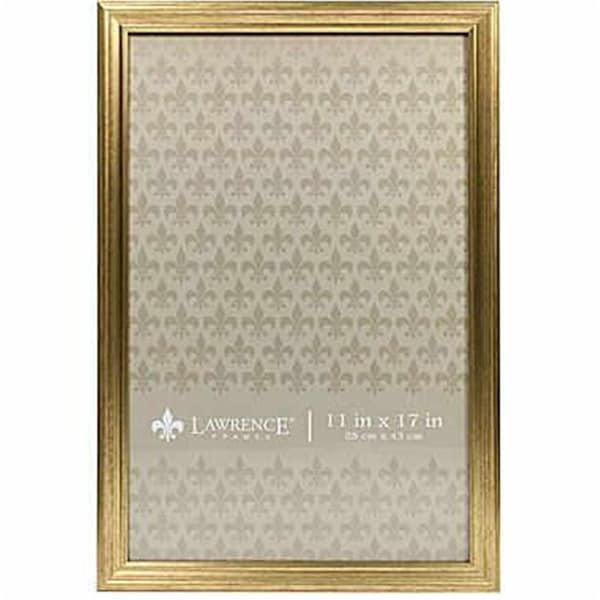 Lawrence Frames LawrenceFrames 11 x 17 in. Sutter Burnished Picture Frame, Gold LA328088 - main